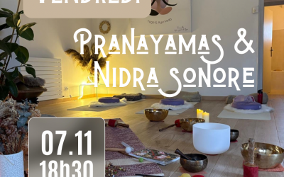 Pranayamas & Nidra sonore vendredi 7/11 à 18h30