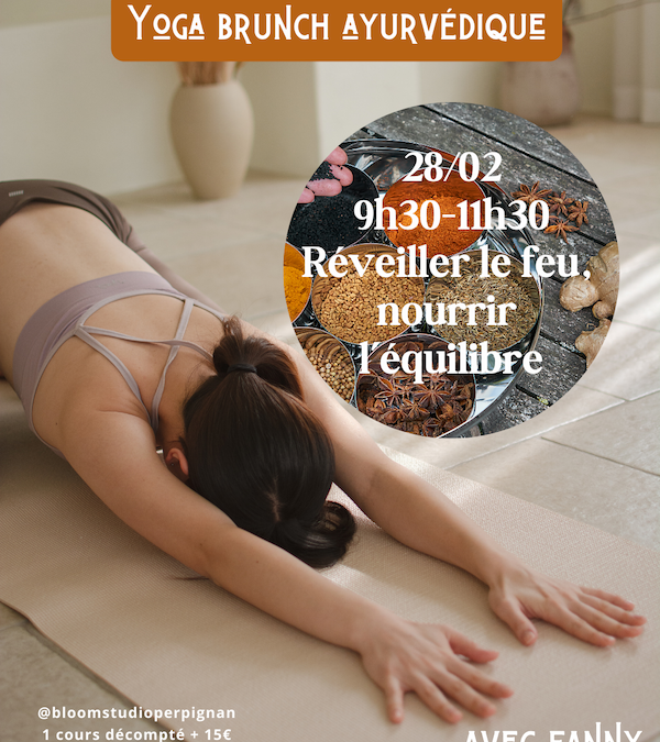 Prochain atelier Yoga ayurvédique le 28 février 26 de 9h30 à 11h30